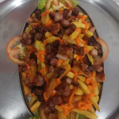 Batata cheddar e bacon